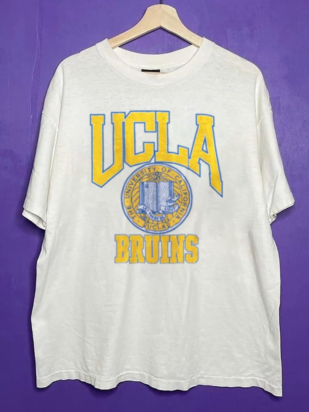 Vintage NCAA UCLA Bruins Logo Shirt, Retro University of California Shirt Tee
